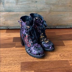 Embroidered boots